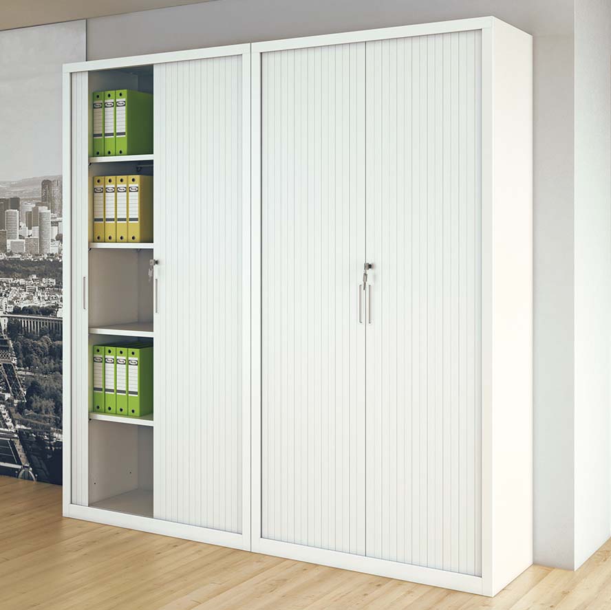Armoire métallique à portes coulissantes Protec Tunisie – rangement gain de place